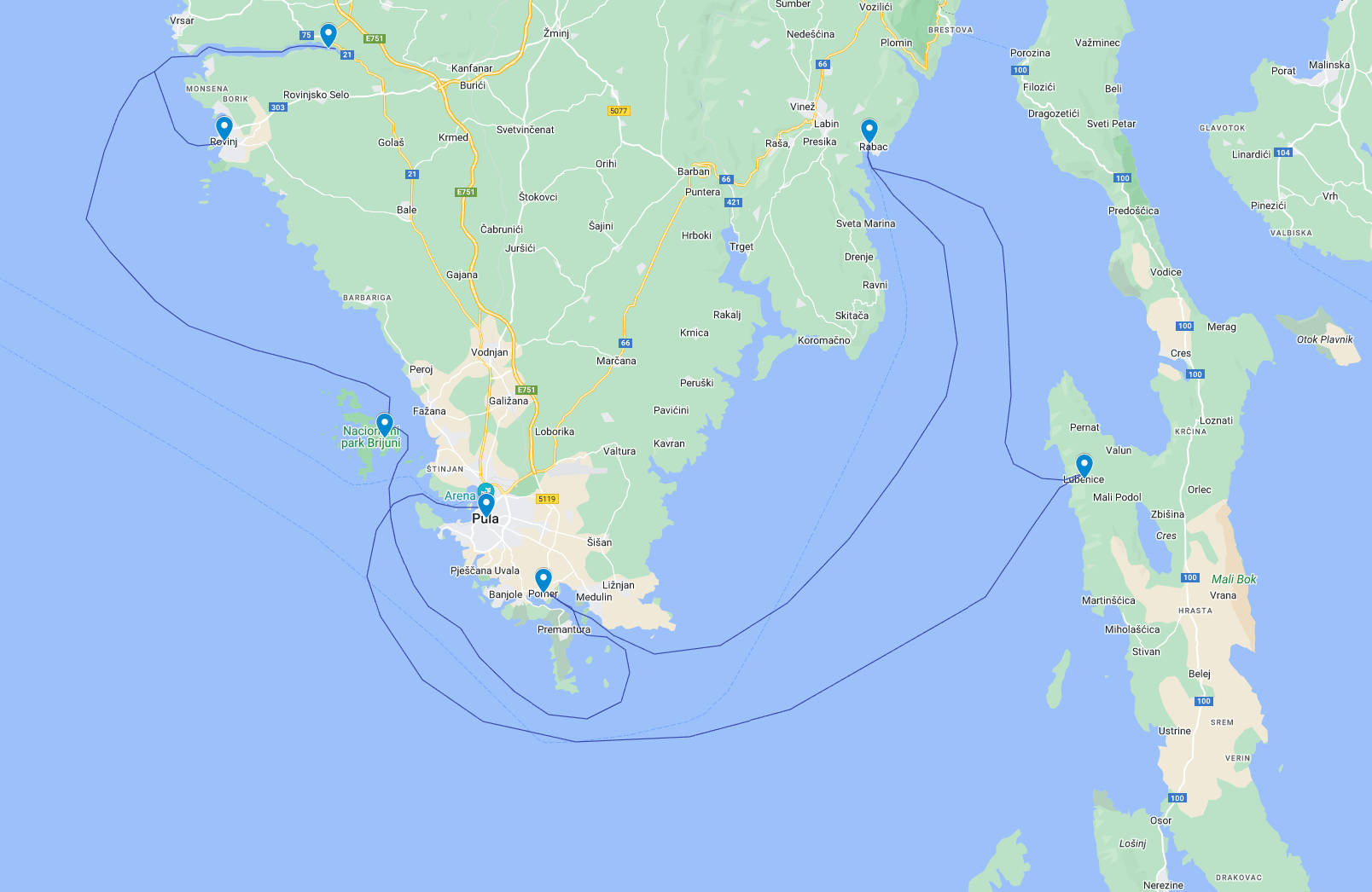 7 days itinerary - Istria