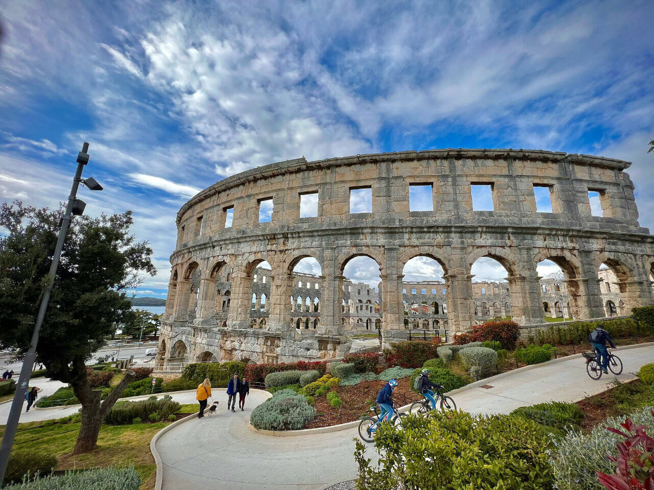 Pula amphitheater in Istria, Croatia