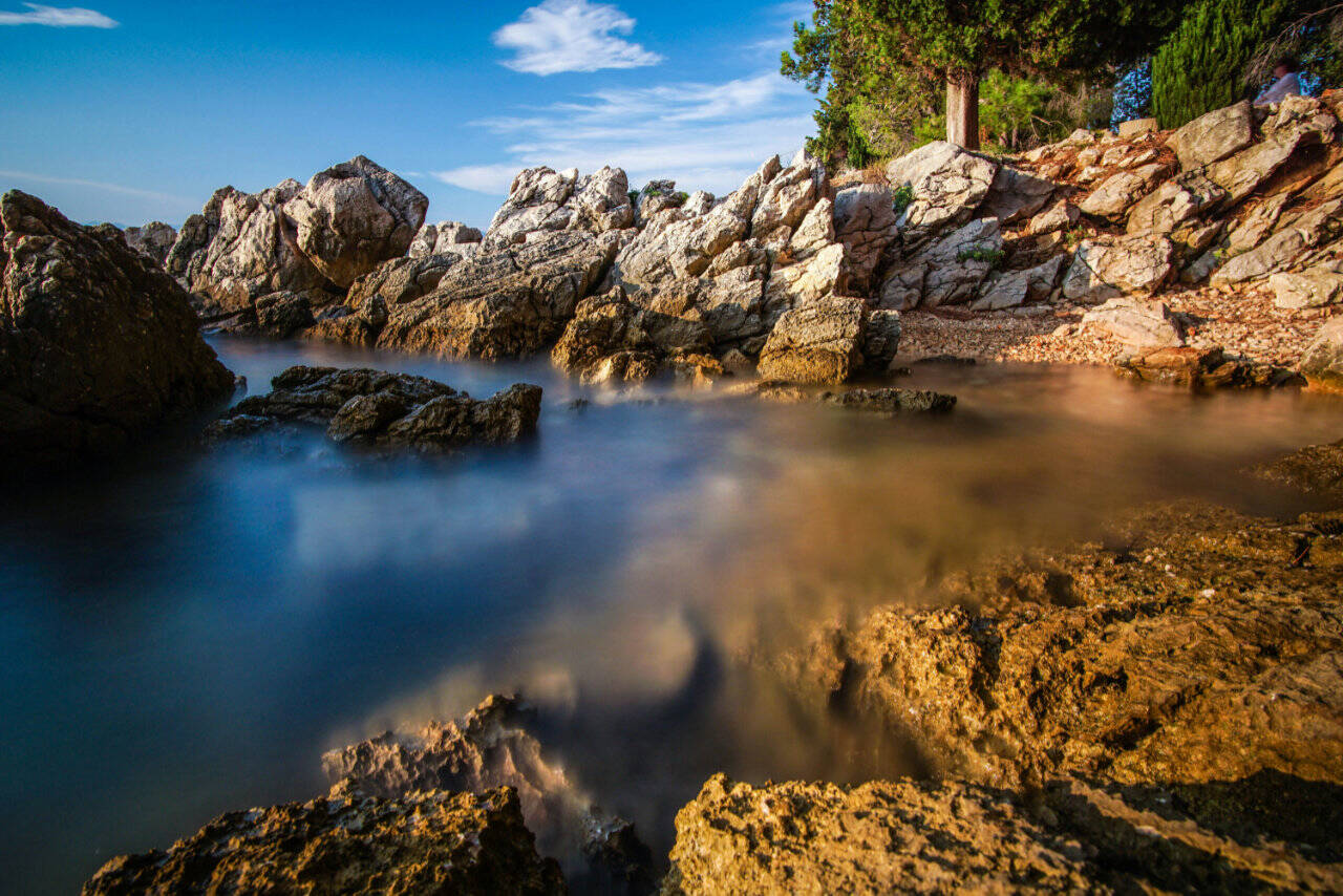 Beach on Krk island