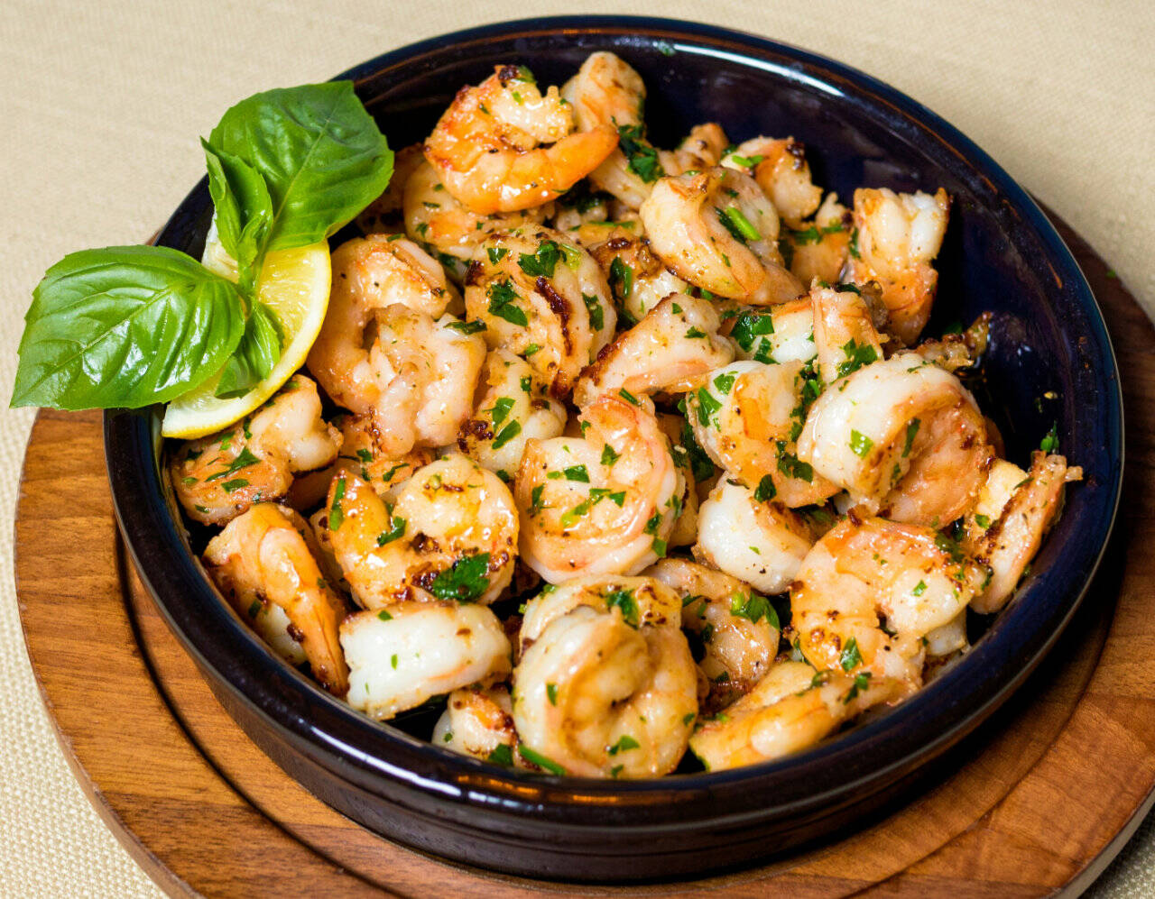 Grilled scampi